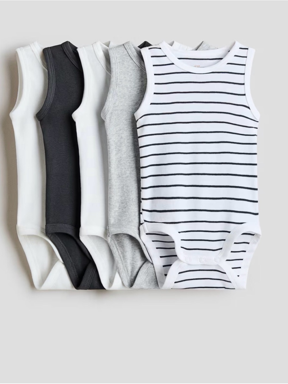 H&M Newborn Tank Top Onesies (4)
